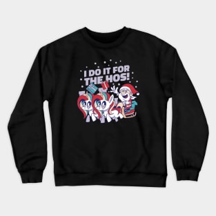 Unicorn Power: Santa and His Magical Helpers Bring Christmas Cheer! Crewneck Sweatshirt